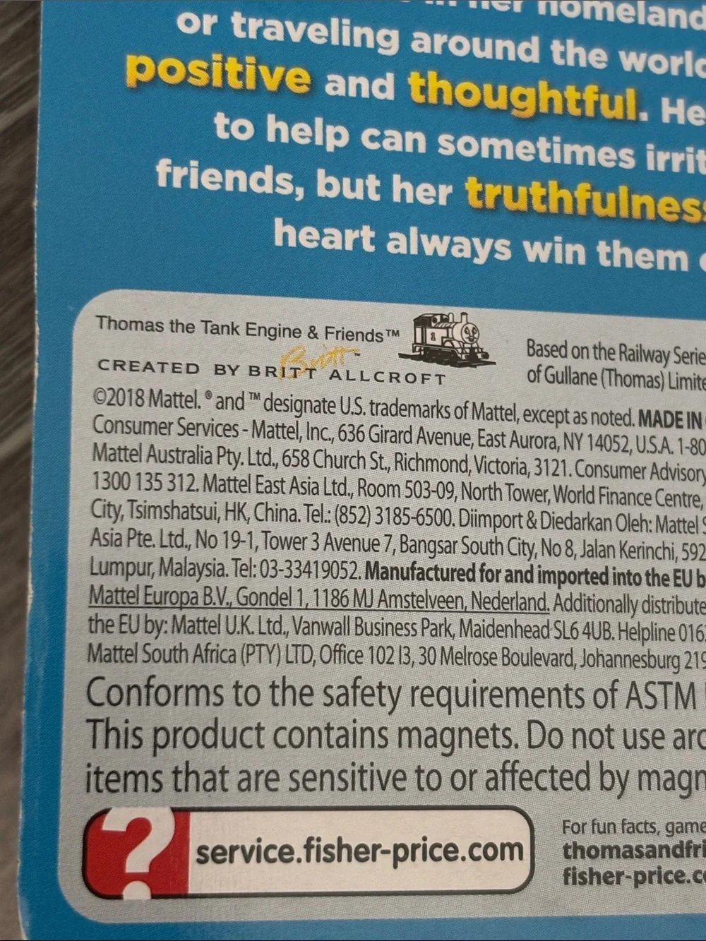 NIB Wooden Nia GGG31 - Thomas & Friends